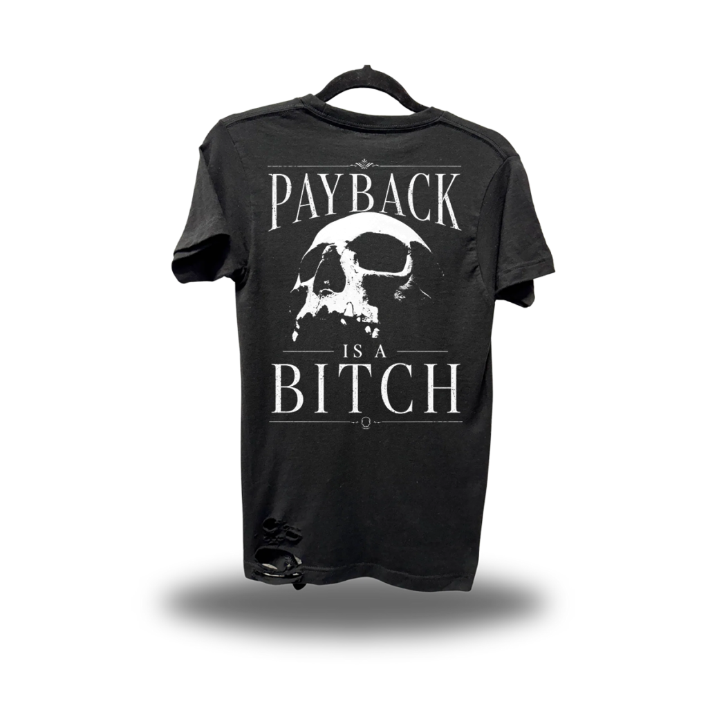 PAYBACK ROAD RASH BLACK TEE 1.0