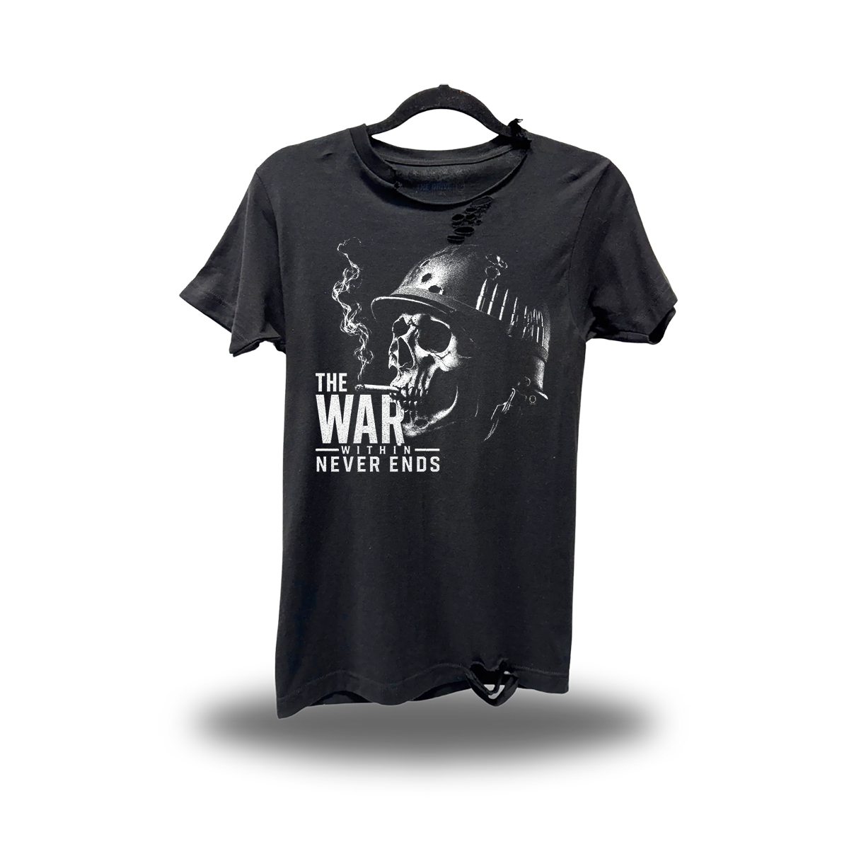 THE WAR ROAD RASH BLACK TEE 1.0