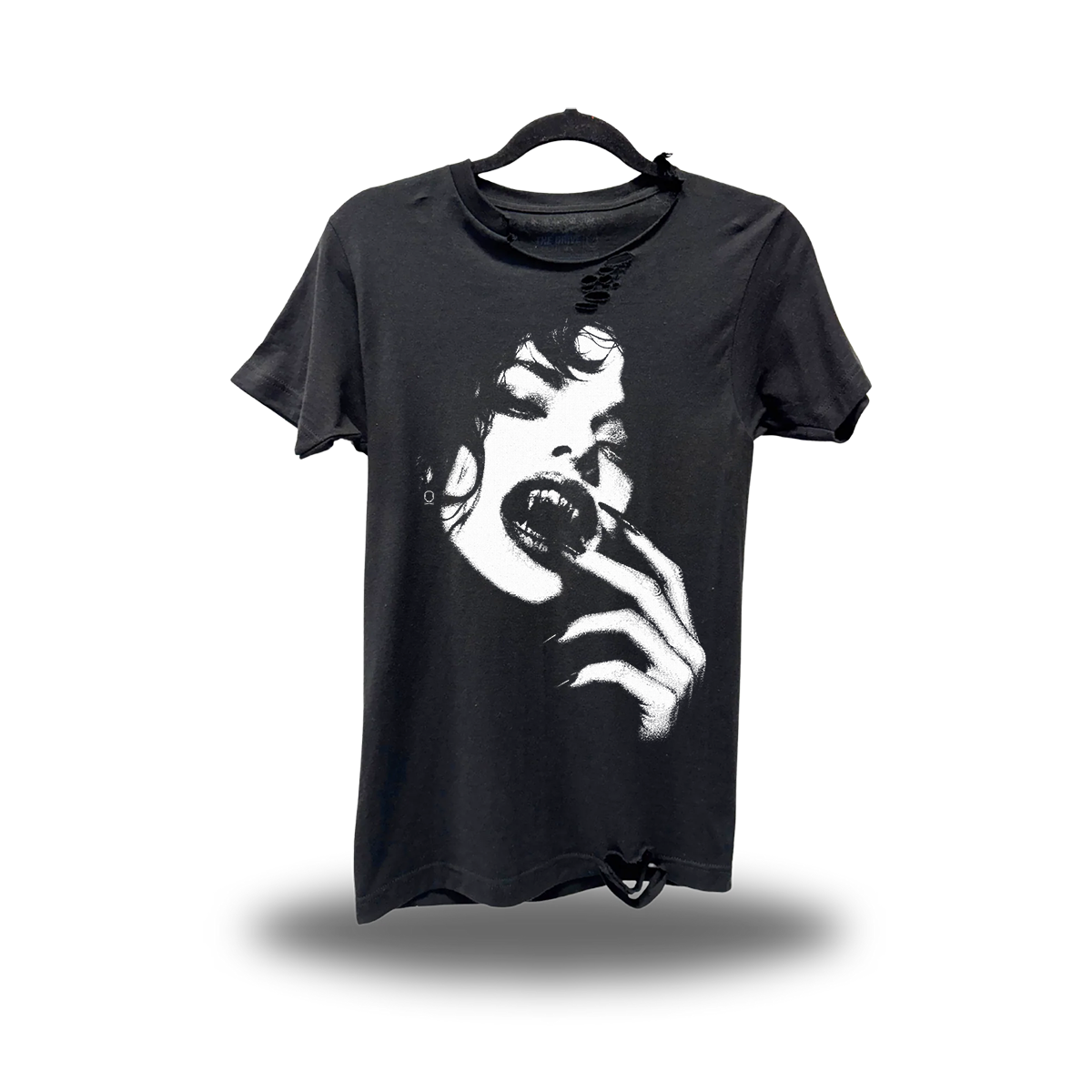 KISS OF DEATH ROAD RASH BLACK TEE 1.0