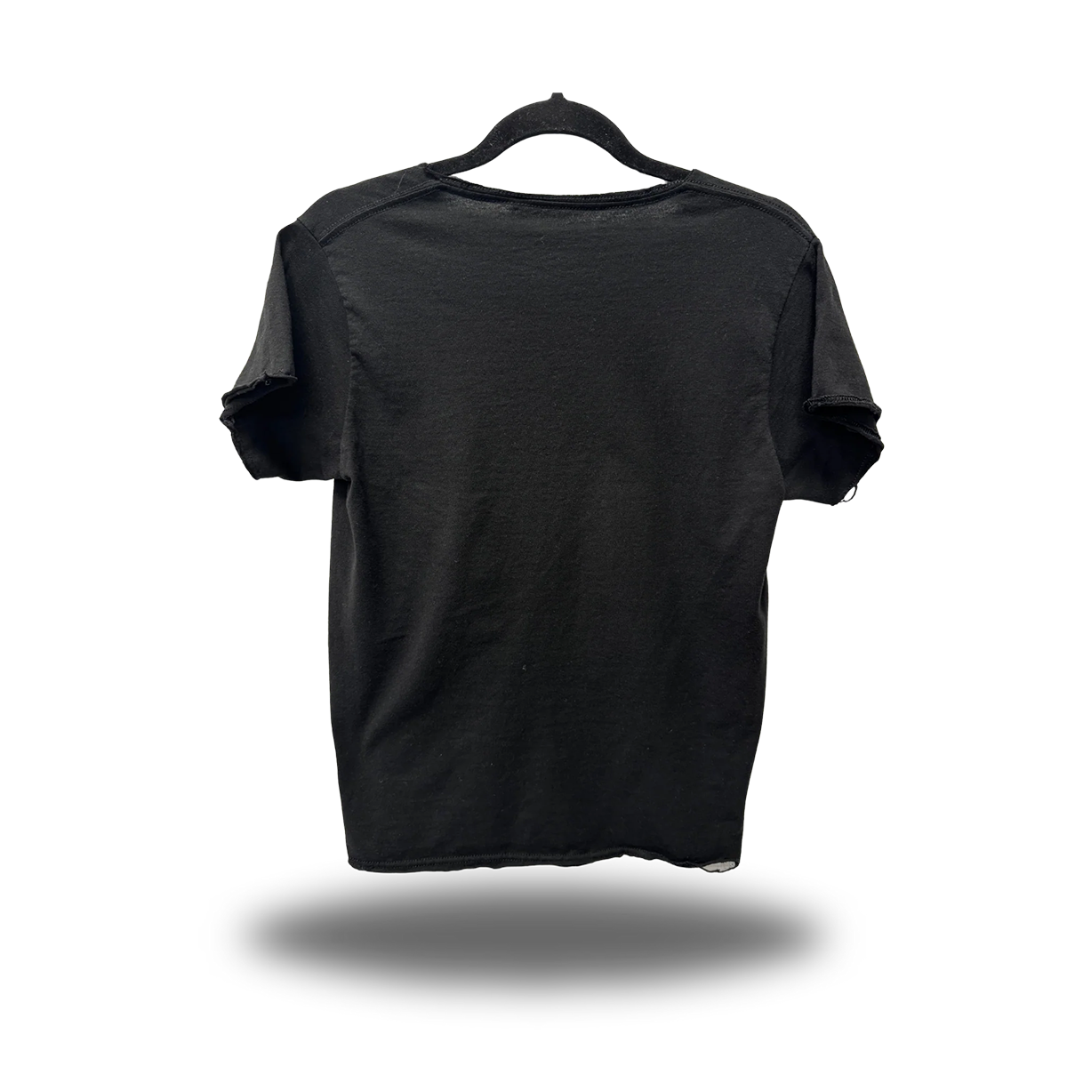 RELAX ROAD RASH RAW EDGE BLACK TEE