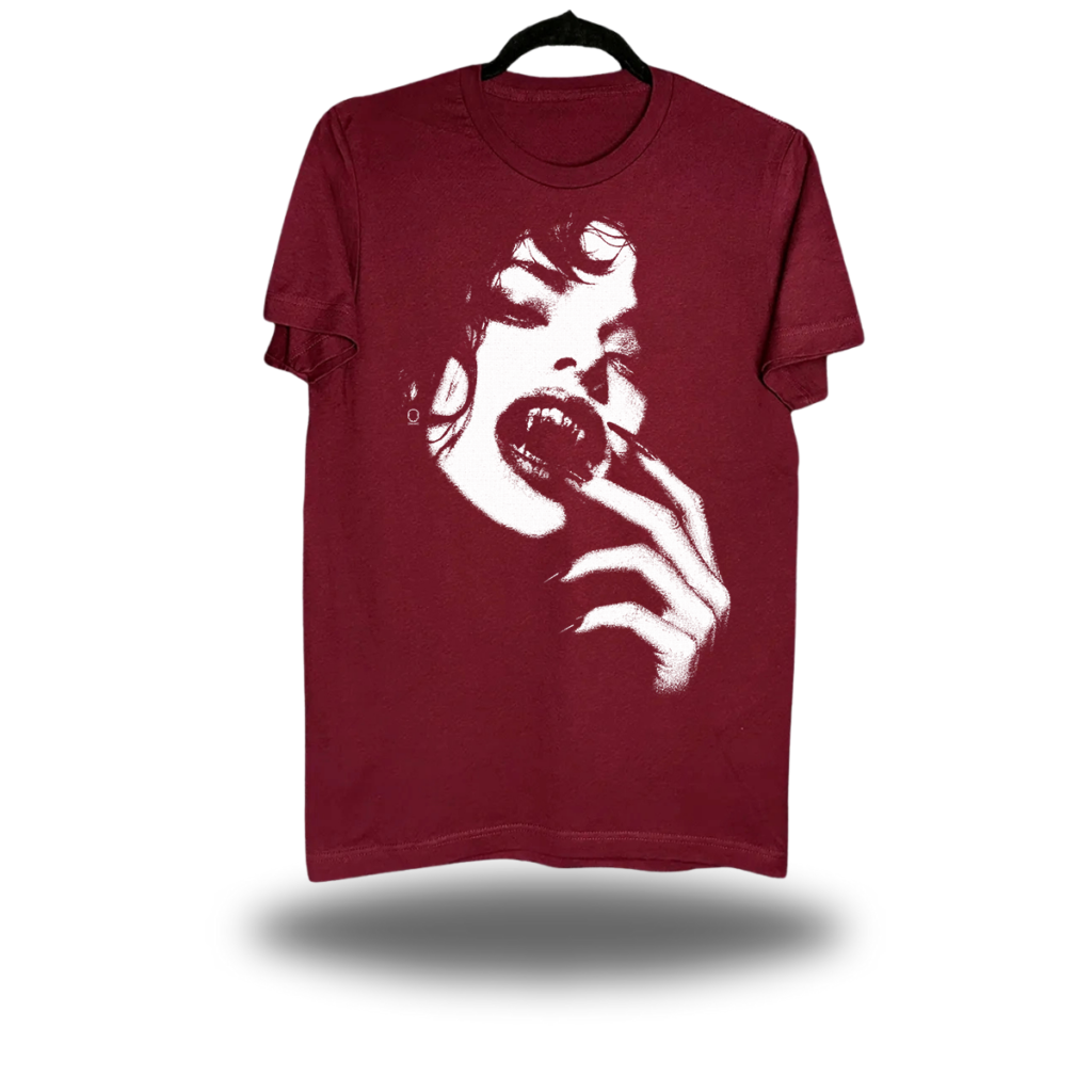 KISS OF DEATH MAROON CLASSIC TEE