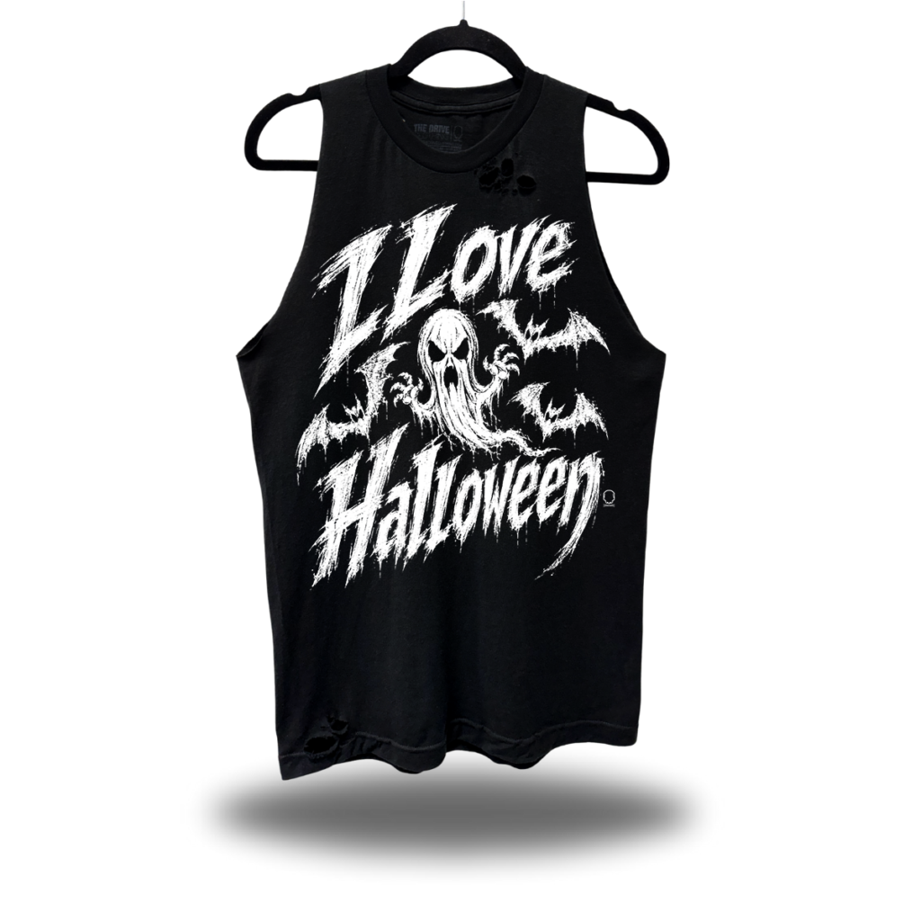 I LOVE HALLOWEEN ROAD RASH TANK TOP
