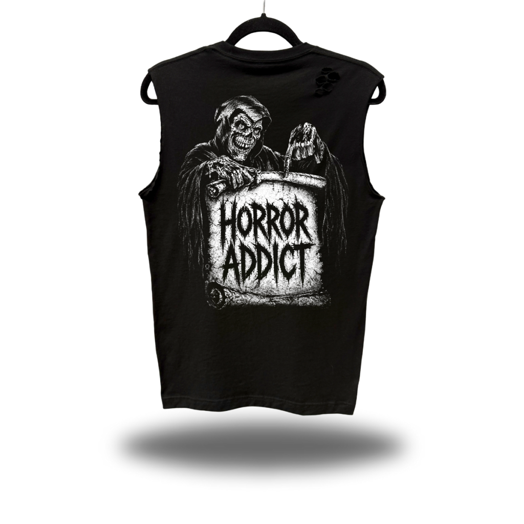 HORROR ADDICT ROAD RASH MUSCLE TANK