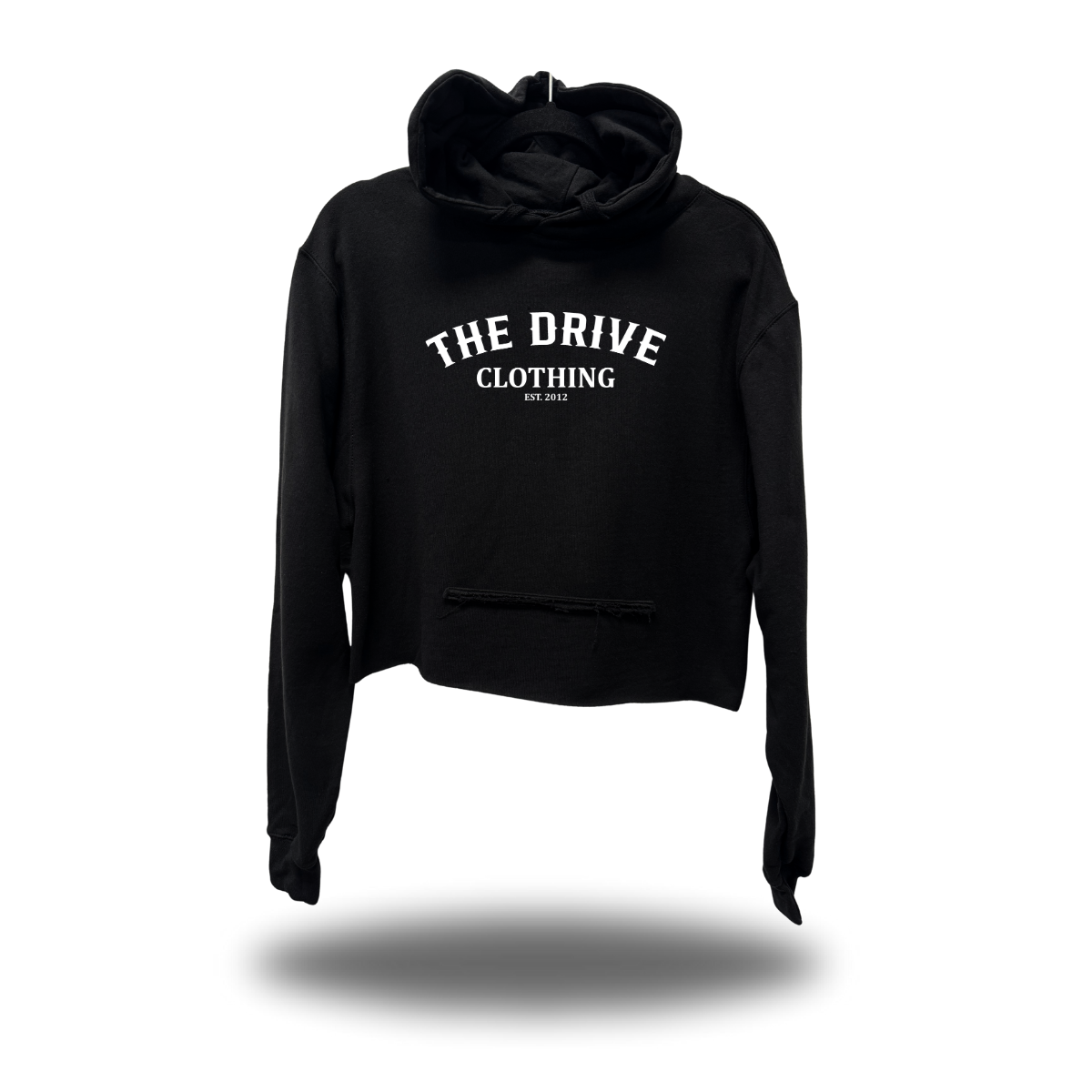 HORROR ADDICT CROP HOODIE