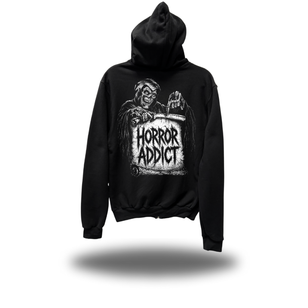 HORROR ADDICT ZIP UP HOODIE