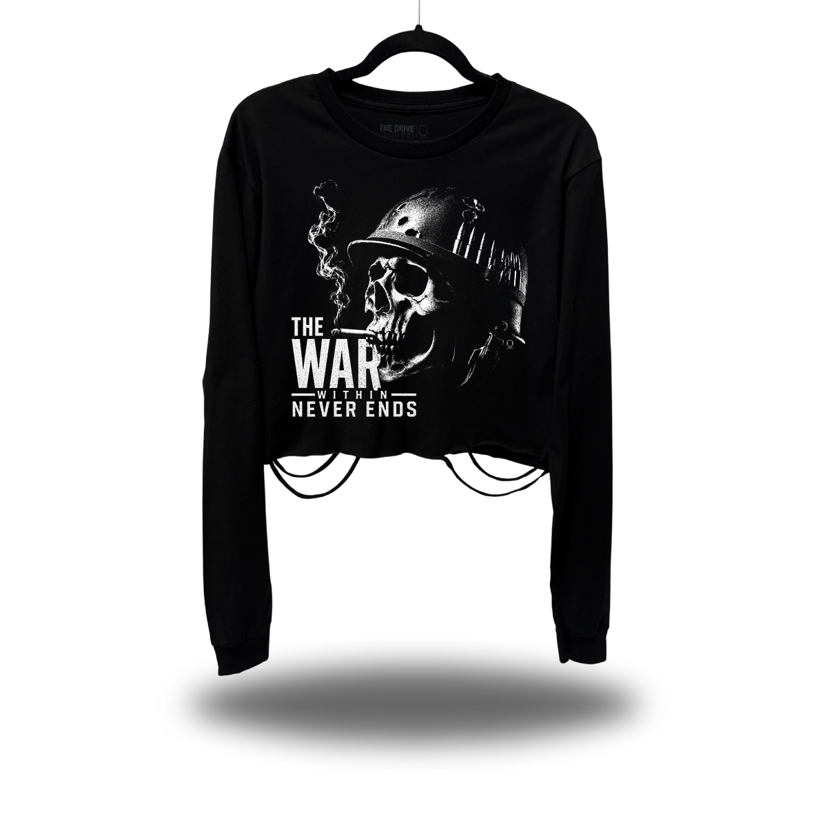 THE WAR ROAD RASH CROP LONG SLEEVE TEE