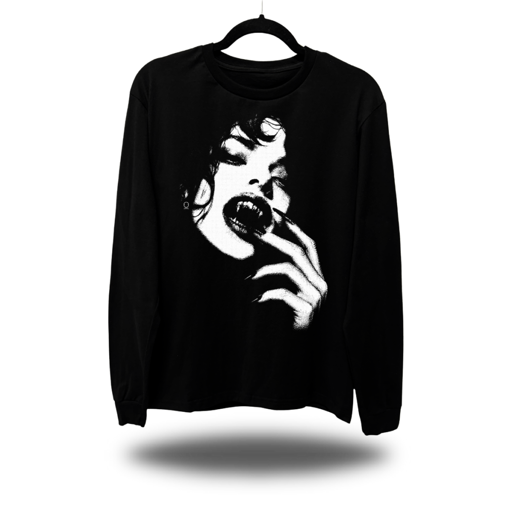 KISS OF DEATH LONG SLEEVE TEE