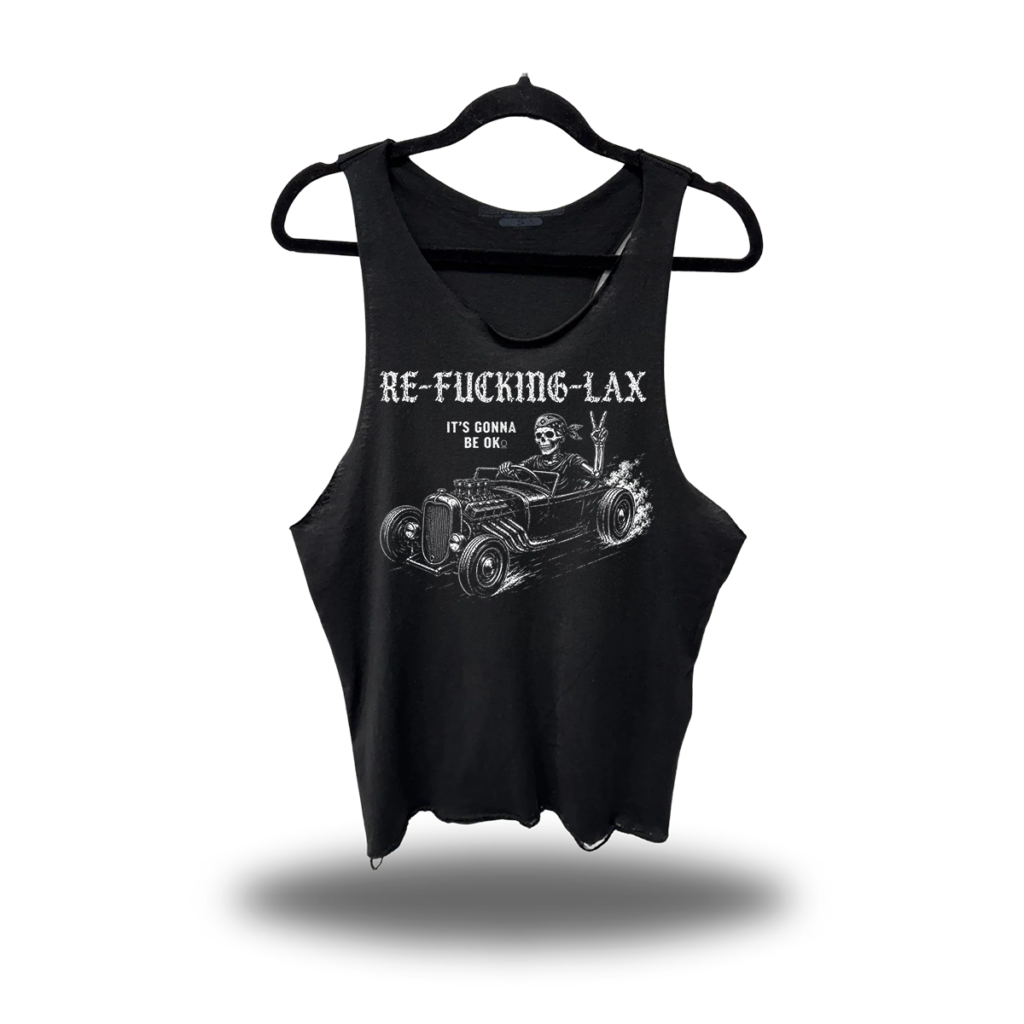 RELAX SCOOP NECK STRINGER TANK TOP
