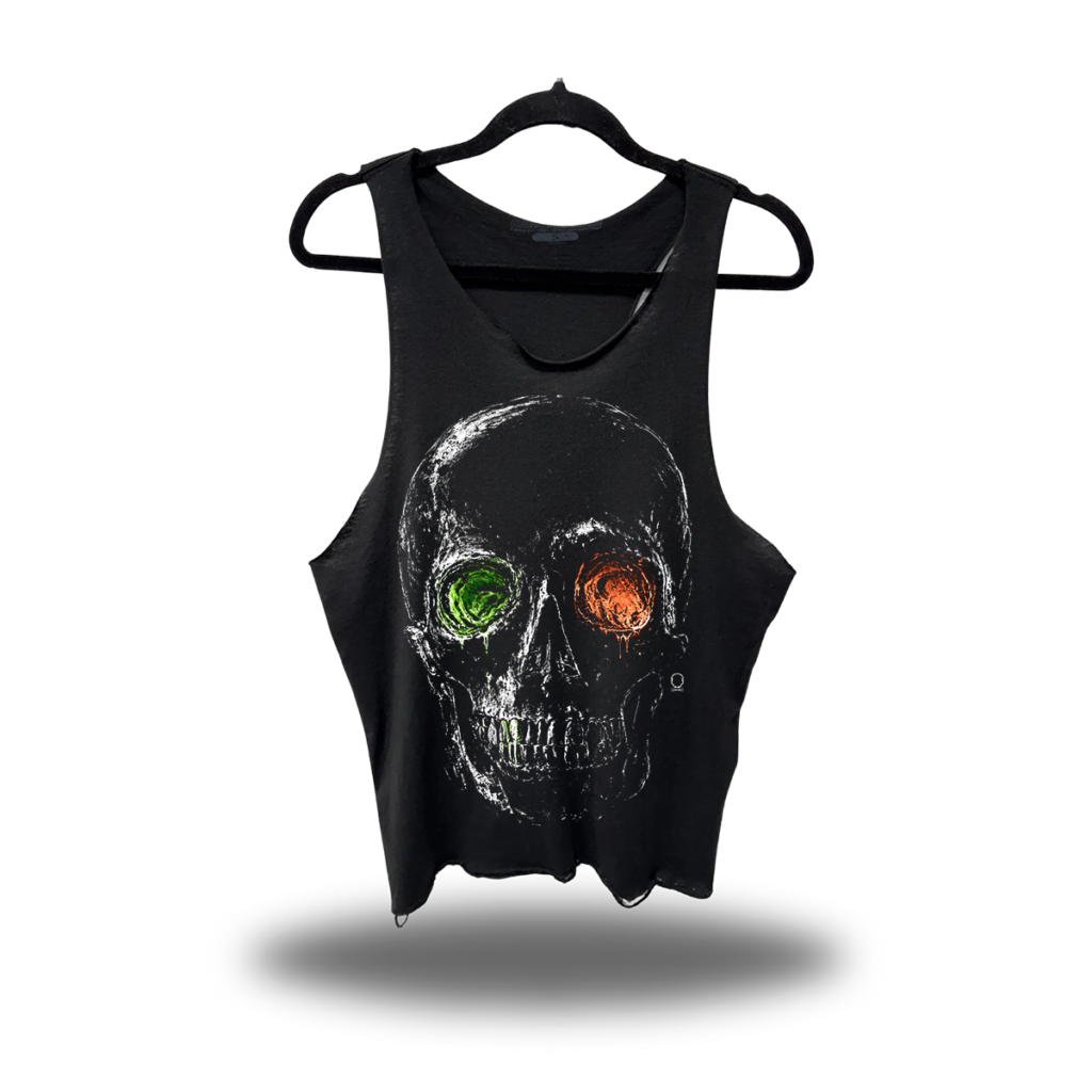 TOXIC VISION SCOOP NECK STRINGER TANK TOP