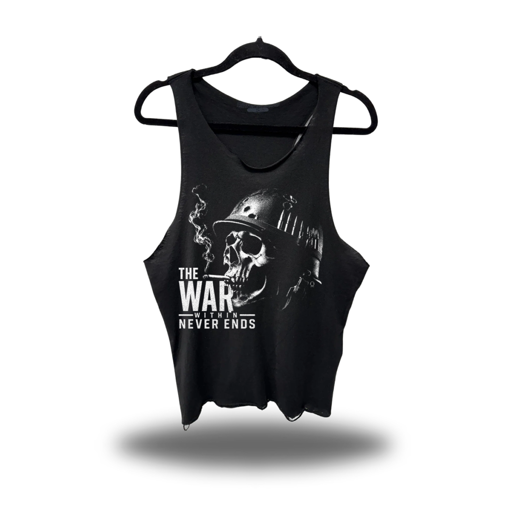 THE WAR SCOOP NECK STRINGER TANK TOP