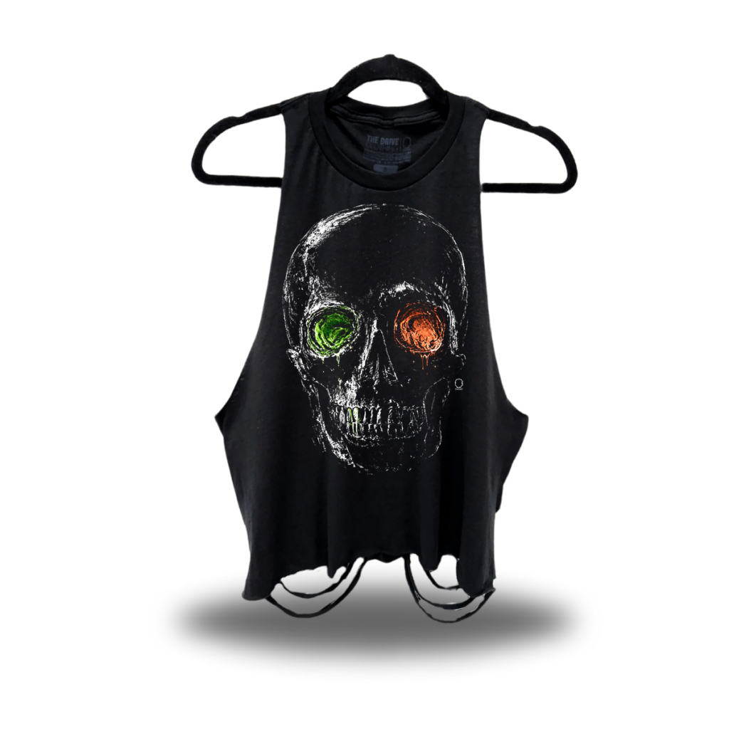TOXIC VISION ROAD RASH CROP TANK TOP