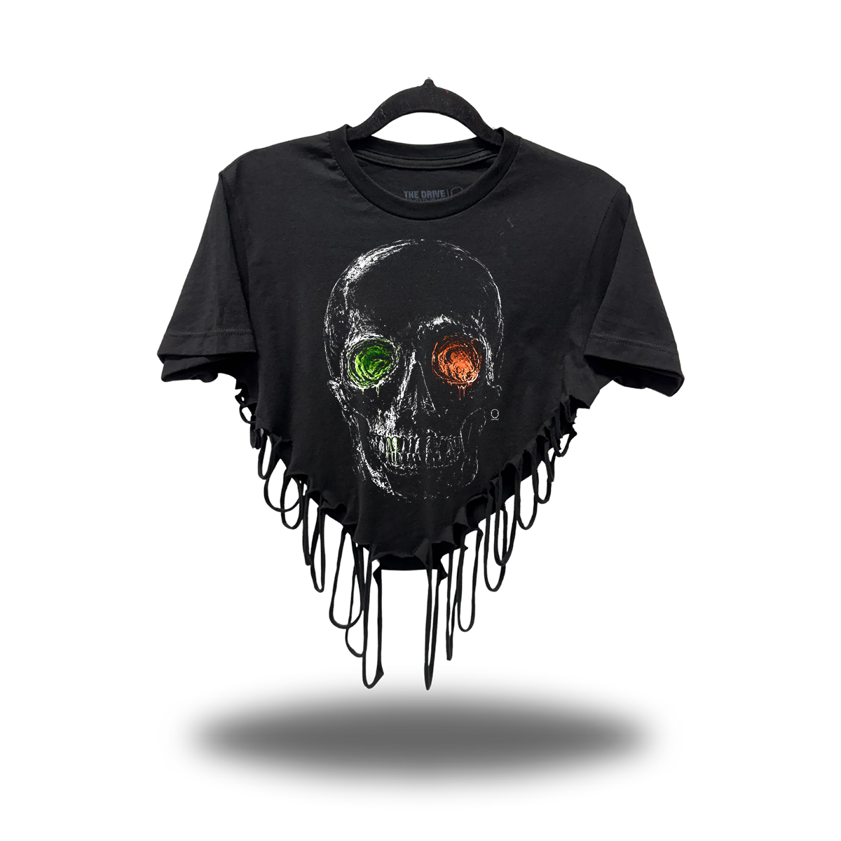 TOXIC VISION ROAD RASH HEART CROP TOP
