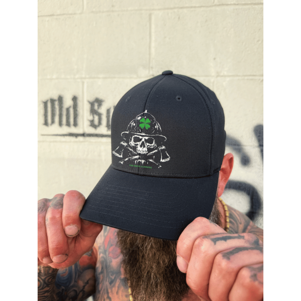 LUCKY FIREFIGHER FLEXFIT COTTON HAT