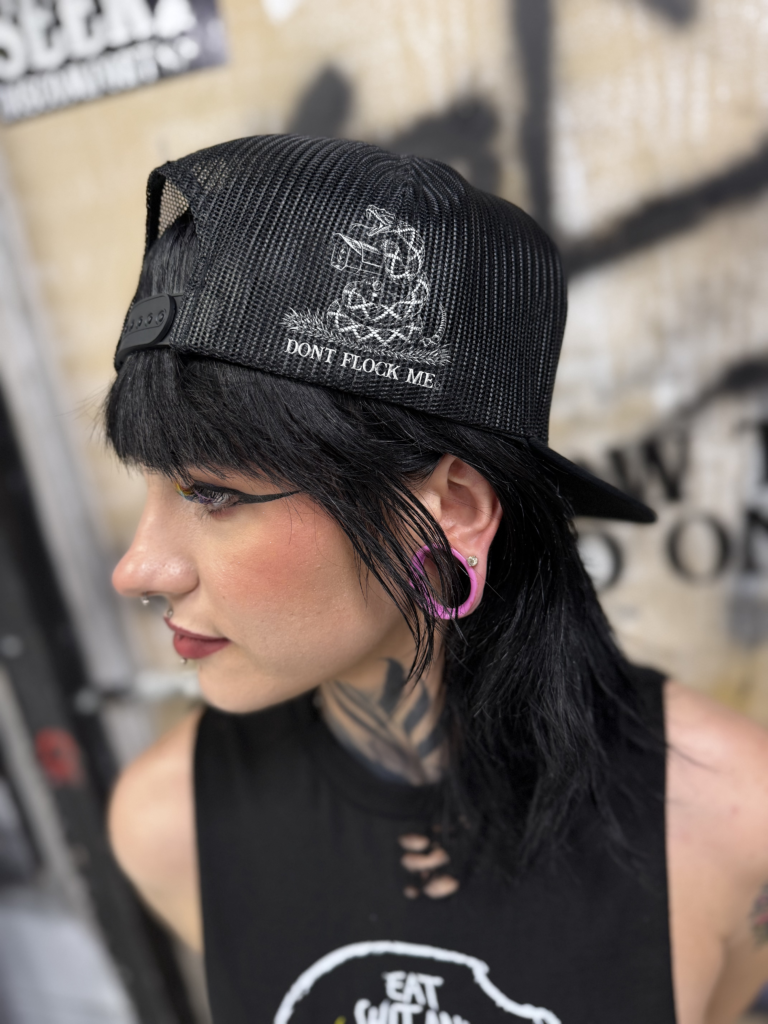DON'T FLOCK ME SIDE STYLE FLAT BILL HAT