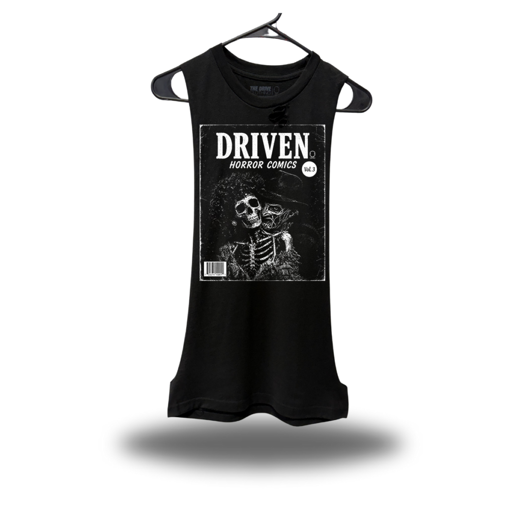 COMICS 3 DRUMMER ROAD RASH TANK TOP