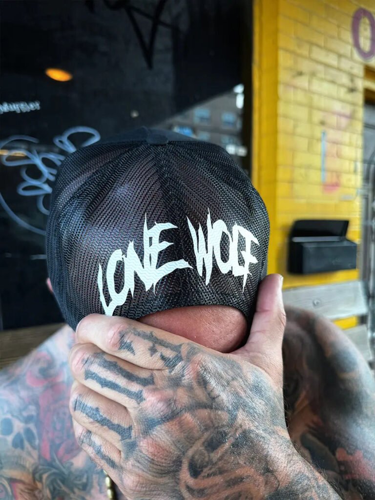LONE WOLF BLACK HAT