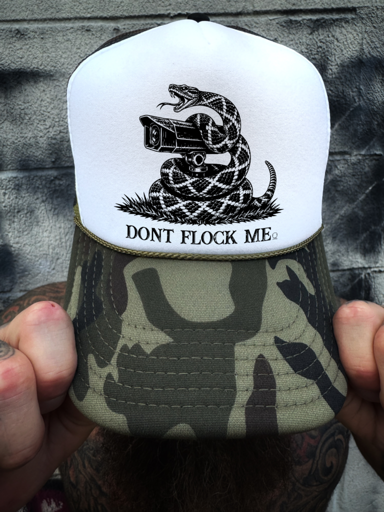 DON'T FLOCK ME FOAM CURVED BILL CAMO HAT