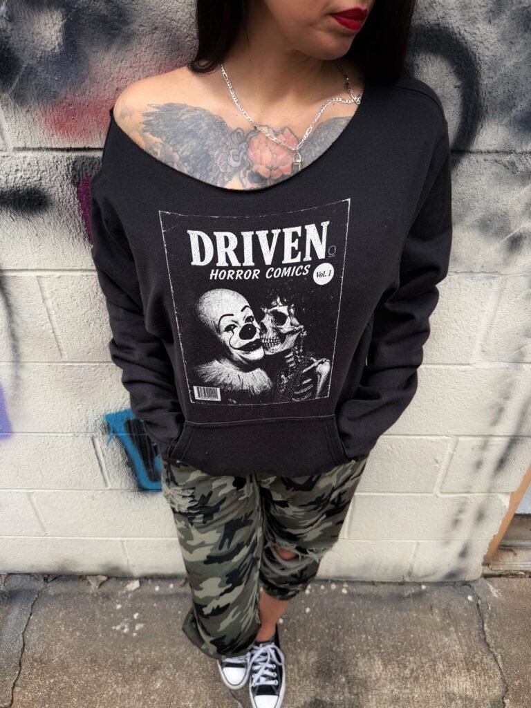 COMICS 1 ROAD RASH WIDENECK SWEATER 1.0