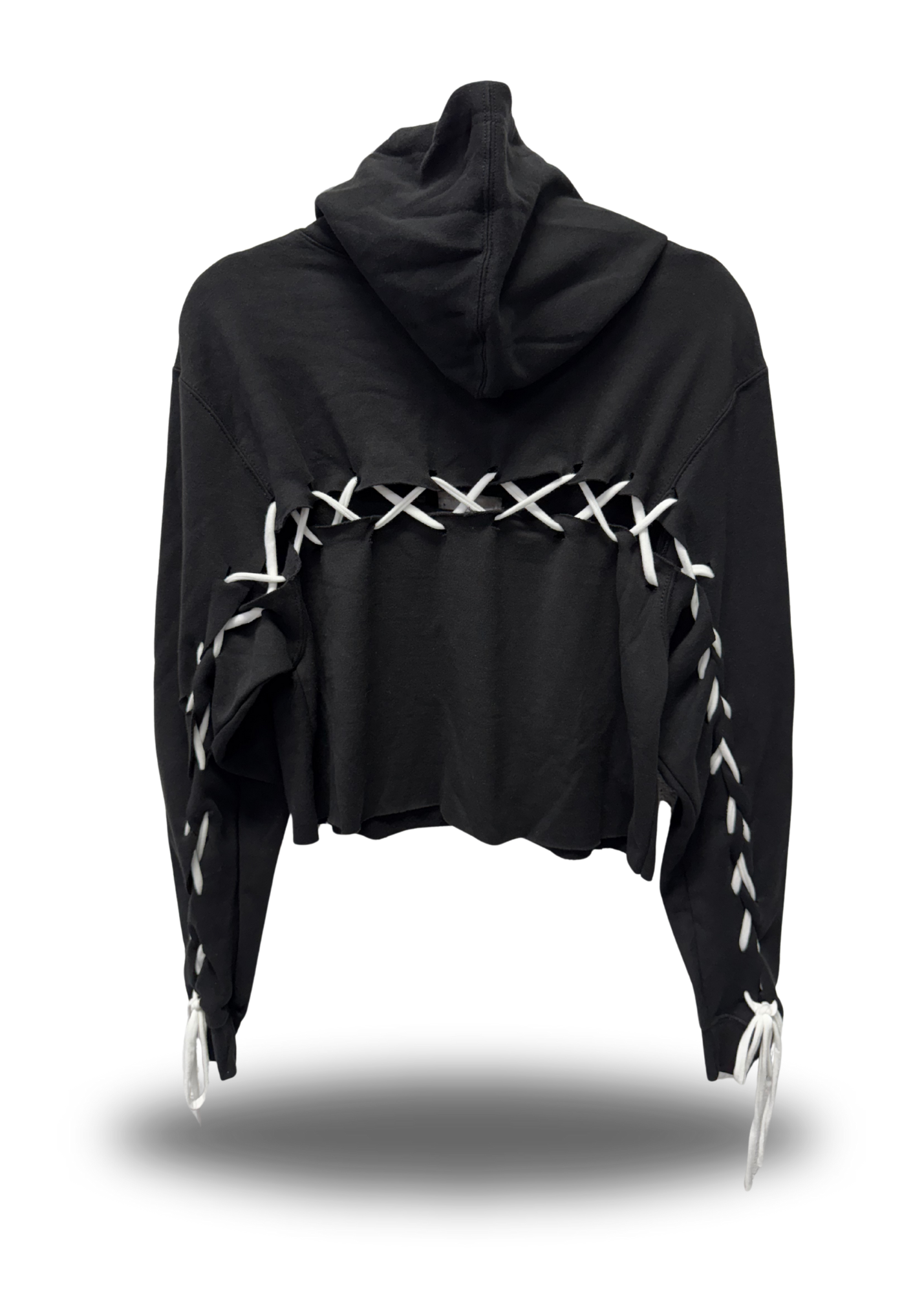 THE WAR ROAD RASH BLACK STITCHES HOODIE - 2.0